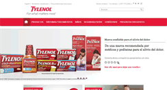 Desktop Screenshot of espanol.tylenol.com