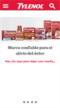 Mobile Screenshot of espanol.tylenol.com
